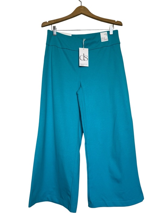 Dear Scarlett Pants - Dear Scarlett NWT Women’s XL Wide Leg Pull On Cropped Teal Pants
